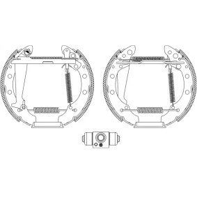 Acquista Kit freno, Freno a tamburo da FERODO FMK424 a buon mercato per soli 85,78 €