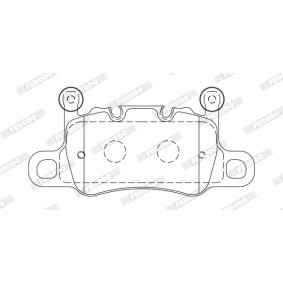 Bremsbeläge für OPEL von FERODO