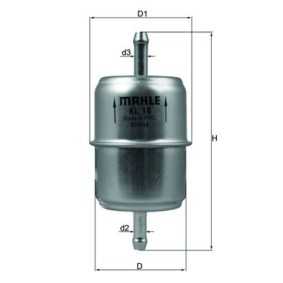 Comprar Filtro combustible de KNECHT KL 18 OF a bajo precio de 13,70 €