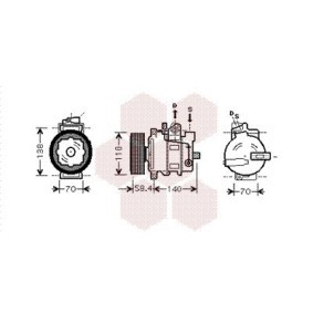 Acquista Compressore aria condizionata da VAN WEZEL 0300K269 a buon mercato per soli 442,89 €