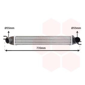 Achetez des Intercooler VAN WEZEL 06004340 à prix pour 104,21 €
