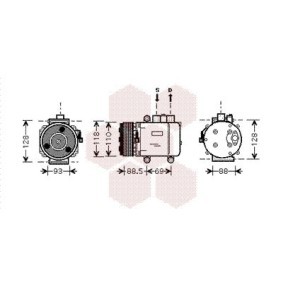 Acquista Compressore aria condizionata da VAN WEZEL 1800K420 a buon mercato per soli 853,96 €