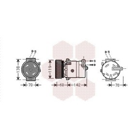 Acquista Compressore aria condizionata da VAN WEZEL 1700K383 a buon mercato per soli 335,16 €