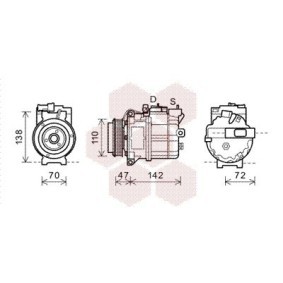 Acquista Compressore aria condizionata da VAN WEZEL 0200K208 a buon mercato per soli 575,37 €