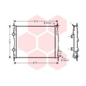 Acquista Radiatore motore da VAN WEZEL 13002361 a buon mercato per soli 189,87 €