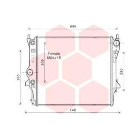 Achetez des Radiateur du moteur VAN WEZEL 77002053 à prix pour 242,61 €