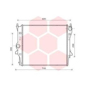 Achetez des Radiateur du moteur VAN WEZEL 77002054 à prix pour 364,17 €