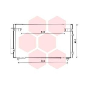 Klimakondensator 53005621 von VAN WEZEL günstig für 257,35 € online kaufen