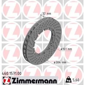 Bremsscheibe 460.1571.00 von ZIMMERMANN günstig für 207,16 € online kaufen