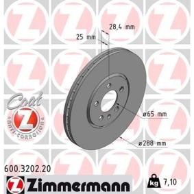 Bremsscheibe von ZIMMERMANN