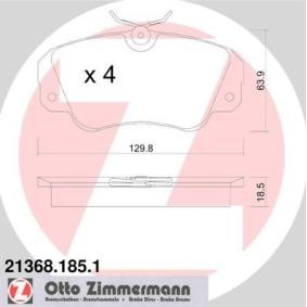 Bremsbeläge von ZIMMERMANN