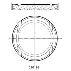 Achetez des Piston MAHLE ORIGINAL 030 99 00 à prix pour 58,15 €