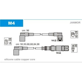 Compre Jogo de cabos de ignição da JANMOR M4 a um preço baixo por 66,16 €