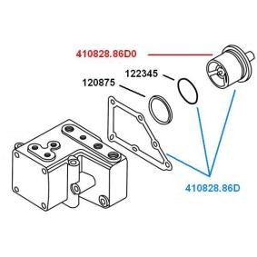 Kühlwasserthermostat 410828.86D für RENAULT TRUCKS