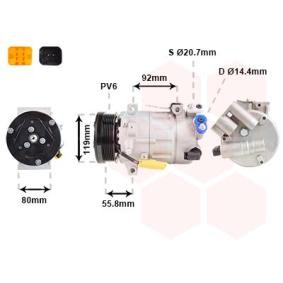 Klimakompressor 0900K282 für 407 SW (6E_) für 413,50 CHF