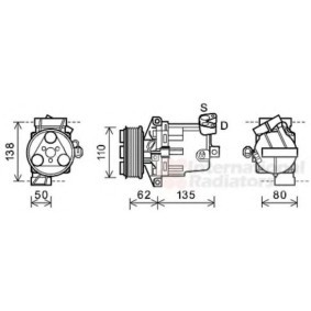 Acquista Compressore aria condizionata da VAN WEZEL 1300K343 a buon mercato per soli 893,00 €