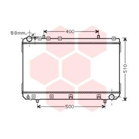 Achetez des Radiateur du moteur VAN WEZEL 81002109 à prix pour 114,92 €
