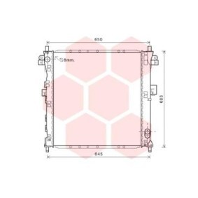 Achetez des Radiateur de chez VAN WEZEL en ligne pour Korando SUV (CK) à prix modérés