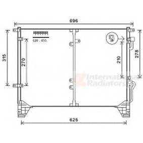 Compre Condensador, ar condicionado da VAN WEZEL 81005115 a um preço baixo por 708,92 €