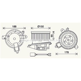 Acquista Elettromotore ventola abitacolo da PRASCO CN8509 a buon mercato per soli 209,91 €
