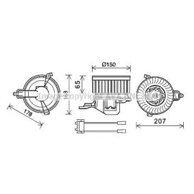 Acquista Elettromotore ventola abitacolo da PRASCO CN8511 a buon mercato per soli 146,18 €