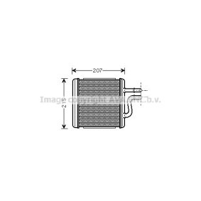 Wärmetauscher, Innenraumheizung DW6060