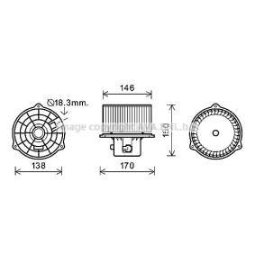 Gebläsemotor HY8555