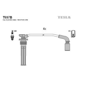 Zündleitungssatz T697B