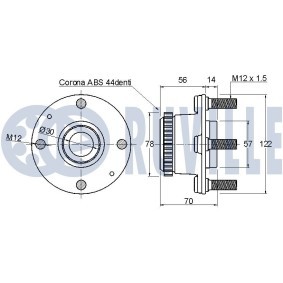 Achetez des Kit de distribution + pompe à eau RUVILLE 55456702 à prix pour 141,64 €