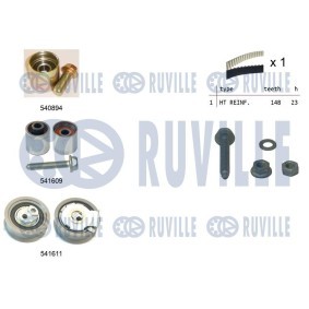 Wasserpumpe + Zahnriemensatz von RUVILLE