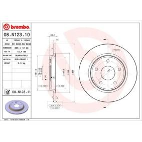 Bremsscheibe 08.N123.10 von BREMBO günstig für 70,41 € online kaufen