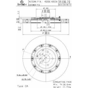 Bremsscheibe 09.B386.23