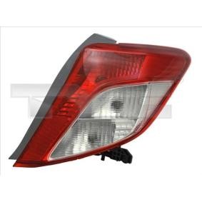 Acquista Fanale posteriore da TYC online per Yaris Hatchback (_P13_) a prezzi moderati