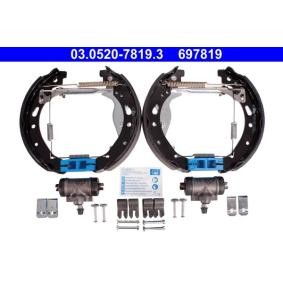 Acquista Kit freno, Freno a tamburo da ATE 03.0520-7819.3 a buon mercato per soli 118,72 €