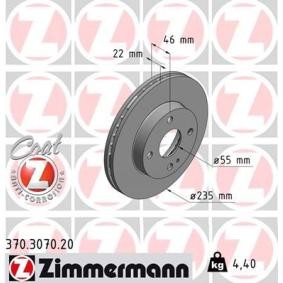 Bremsscheibe 370.3070.20 von ZIMMERMANN günstig für 44,11 € online kaufen