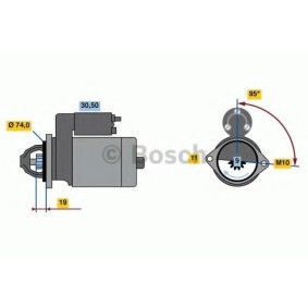Köp Startmotor av BOSCH 0 986 023 260 till det låga priset 2140,15 kr