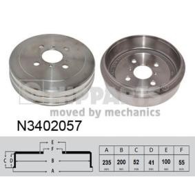 Comprar Tambor de freno de NIPPARTS N3402057 a bajo precio de 43,19 €
