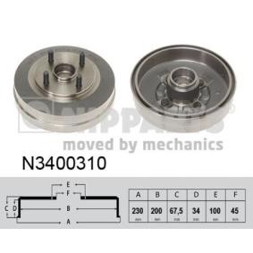 Köp Bromstrumma av NIPPARTS N3400310 till det låga priset 1040,66 kr