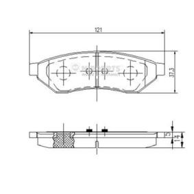 Achetez des Plaquettes de frein NIPPARTS J3610902 à prix pour 28,11 €
