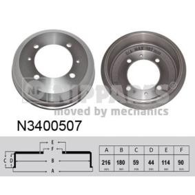 Comprar Tambor de freno de NIPPARTS N3400507 a bajo precio de 30,97 €