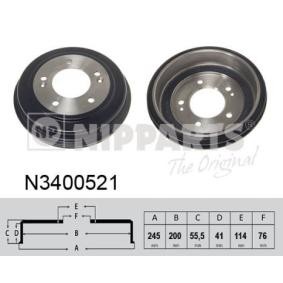 Comprar Tambor de freno de NIPPARTS N3400521 a bajo precio de 60,84 €