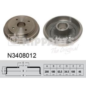 Osta Jarrurumpu NIPPARTS:llä N3408012 edullisesti hintaan 41,16 €