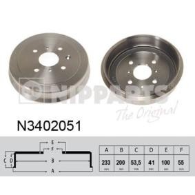 Comprar Tambor de freno de NIPPARTS N3402051 a bajo precio de 38,60 €