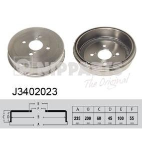 Comprar Tambor de freno de NIPPARTS J3402023 a bajo precio de 82,40 €