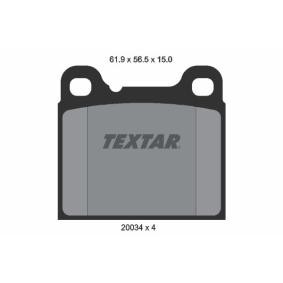 Acquista Kit pastiglie freni da TEXTAR 2003402 a buon mercato per soli 23,70 €