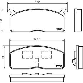 Compre Pastilhas de travão de TEXTAR online para Coaster Minibus (_B2_, _B3_) a preços moderados