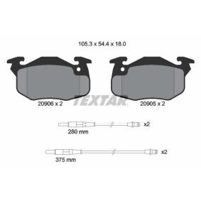 Acquista Kit pastiglie freni da TEXTAR 2090604 a buon mercato per soli 26,17 €