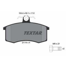 Acquista Kit pastiglie freni da TEXTAR 2117002 a buon mercato per soli 25,83 €