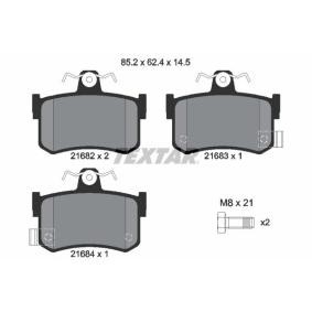 Acquista Kit pastiglie freni da TEXTAR 2168202 a buon mercato per soli 36,67 €