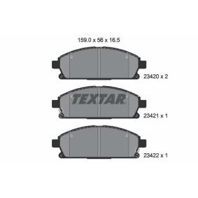 Acquista Kit pastiglie freni da TEXTAR 2342001 a buon mercato per soli 39,89 €